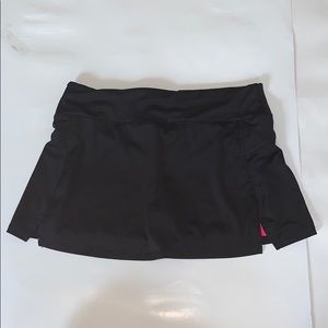 Black tennis skirt